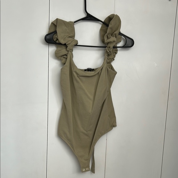 Olive Green One Piece bodysuit express - Picture 1 of 6